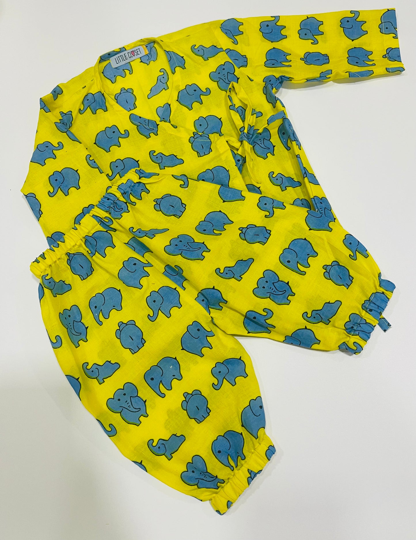 UNISEX ANGRAKHA COTTON COORD SETS Print – elephants