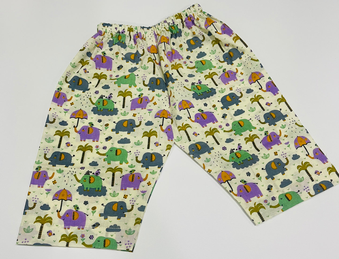 UNISEX COTTON CO-ORD SETS Print – elephant
