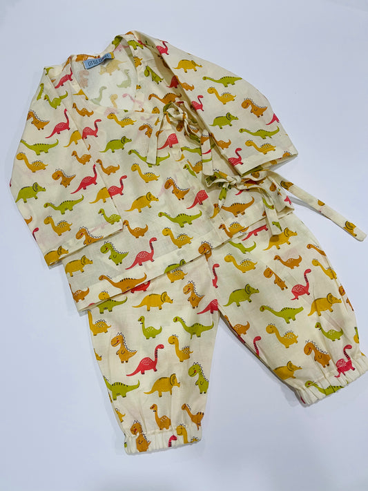 UNISEX ANGRAKHA COTTON COORD SETS Print – dinosaurs