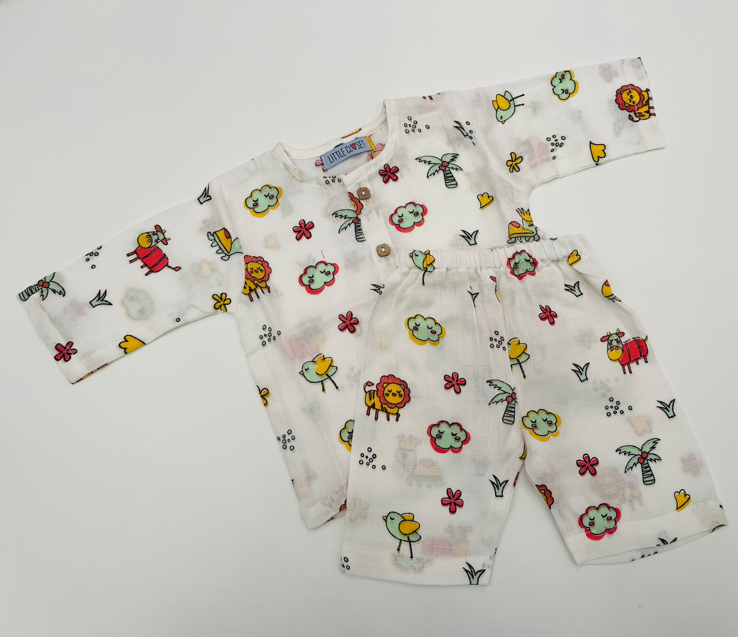 MUSLIN COORDSETS  Print – Animal