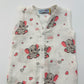 MUSLIN BUTTON JHABLA – NEW  BORN -Print – Elephants